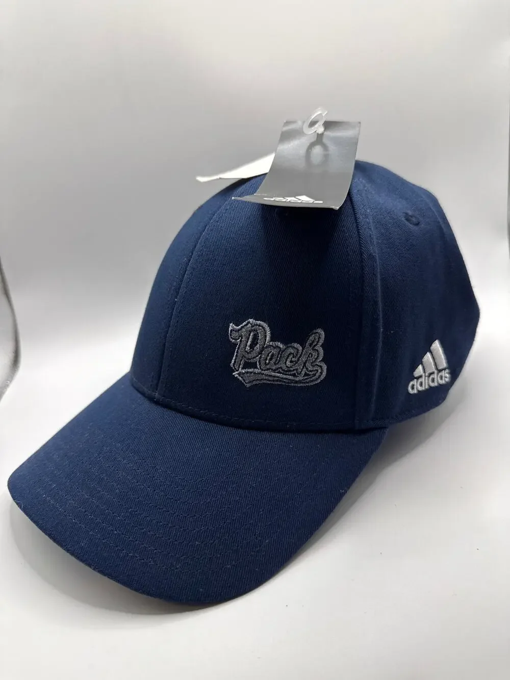 Adidas Nevada Wolf Pack Adjustable Hat Navy Baseball Cap OSFM NWT